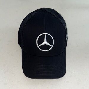 Mercedes AMG Petronas F1 Black Mesh Hat